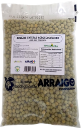 [p3115] ARVEJAS ENTERAS AGROECOLOGICAS BROTES VERDES X 400 GRS