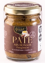 [p3189] PATE MIX HONGOS PATAGONICOS A LA MOSTAZA Y TOMILLO KAIKEN X 90 GRS