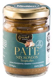 [p3190] PATE MIX HONGOS TROPICALES CON PIMIENTA NEGRA Y CORIANDRO KAIKEN X 90 GRS