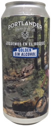 [p3295] CERVEZA GOLDEN ALE SIN ALCOHOL -JUGUEMOS EN EL BOSQUE- PORTLANDER LATA X 473 CC