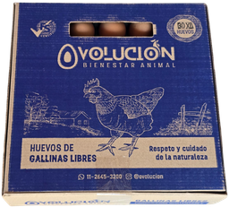 [p3376] HUEVO COLOR PASTORIL -XL- OVOLUCION MAPLE X 30 