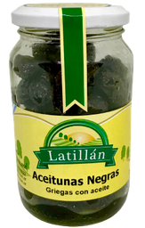 [p2138] ACEITUNAS NEGRAS GRIEGAS LATILLAN X 200 GRS