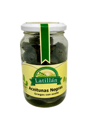 [p2138] ACEITUNAS NEGRAS GRIEGAS LATILLAN X 200 GRS