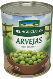 [p1088] ARVEJAS DEL AGRICULTOR X LATA 350 GRS