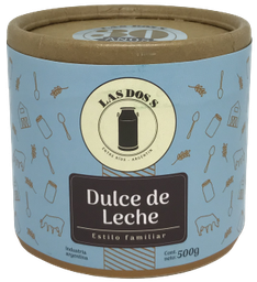 [p0419] DULCE LECHE LAS DOS S CARTON X 500 GRS