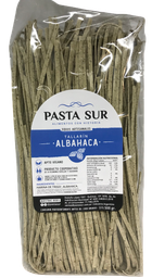 [p1153] ​​​FIDEOS AGROECOLÓGICOS TALLARIN ALBAHACA PASTA SUR X 500 GRS