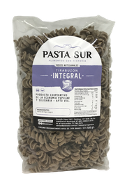 [p0121] FIDEOS AGROECOLÓGICOS TIRABUZON INTEGRAL PASTA SUR X 300 GRS