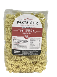 [p0122] ​​​FIDEOS AGROECOLÓGICOS TIRABUZON TRADICIONAL PASTA SUR X 500 GRS