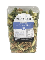 [p1024] ​​​​​FIDEOS AGROECOLÓGICOS TIRABUZON TRICOLOR PASTA SUR X 500 GRS