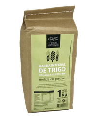 [p0644] HARINA TRIGO INTEGRAL ORGANICA SUPERFINA (TIPO 000) -MOLIDA EN PIEDRAS- FINCAS EL PARAISO X 1 KG