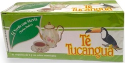 [p1188] ​​​​TE VERDE CON ESTEVIA SAQUITOS TUCANGUA CAJA X 25 U