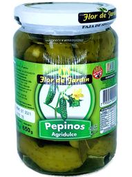 [p0292] ​​PEPINILLOS AGRIDULCES FLOR DE JARDIN X 650 GRS