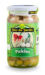 [p0297] ​​PICKLES FLOR DE JARDIN X 330 GRS