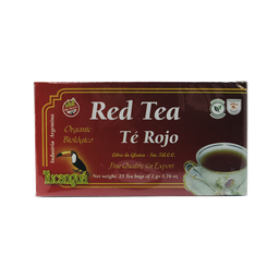 [p0355] ​​​TE ROJO ORGANICO SAQUITOS TUCANGUA CAJA X 25 U