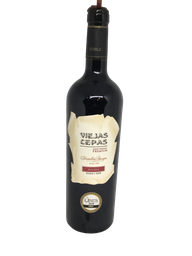 [p0369] ​​​VINO ARTESANAL MALBEC ROBLE VIEJAS CEPAS X 750 CC
