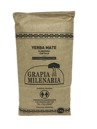 [p0384] ​​​​​​YERBA MATE GRAPIA MILENARIA -P. MADERA- X 1 KG