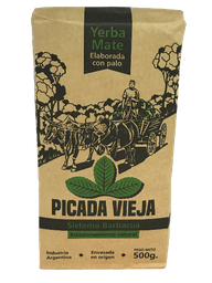 [p1002] YERBA MATE SISTEMA BARBACUA PICADA VIEJA X 500 GRS