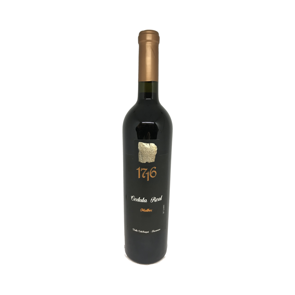 VINO MALBEC JOVEN 1716 CEDULA REAL X 750 ML